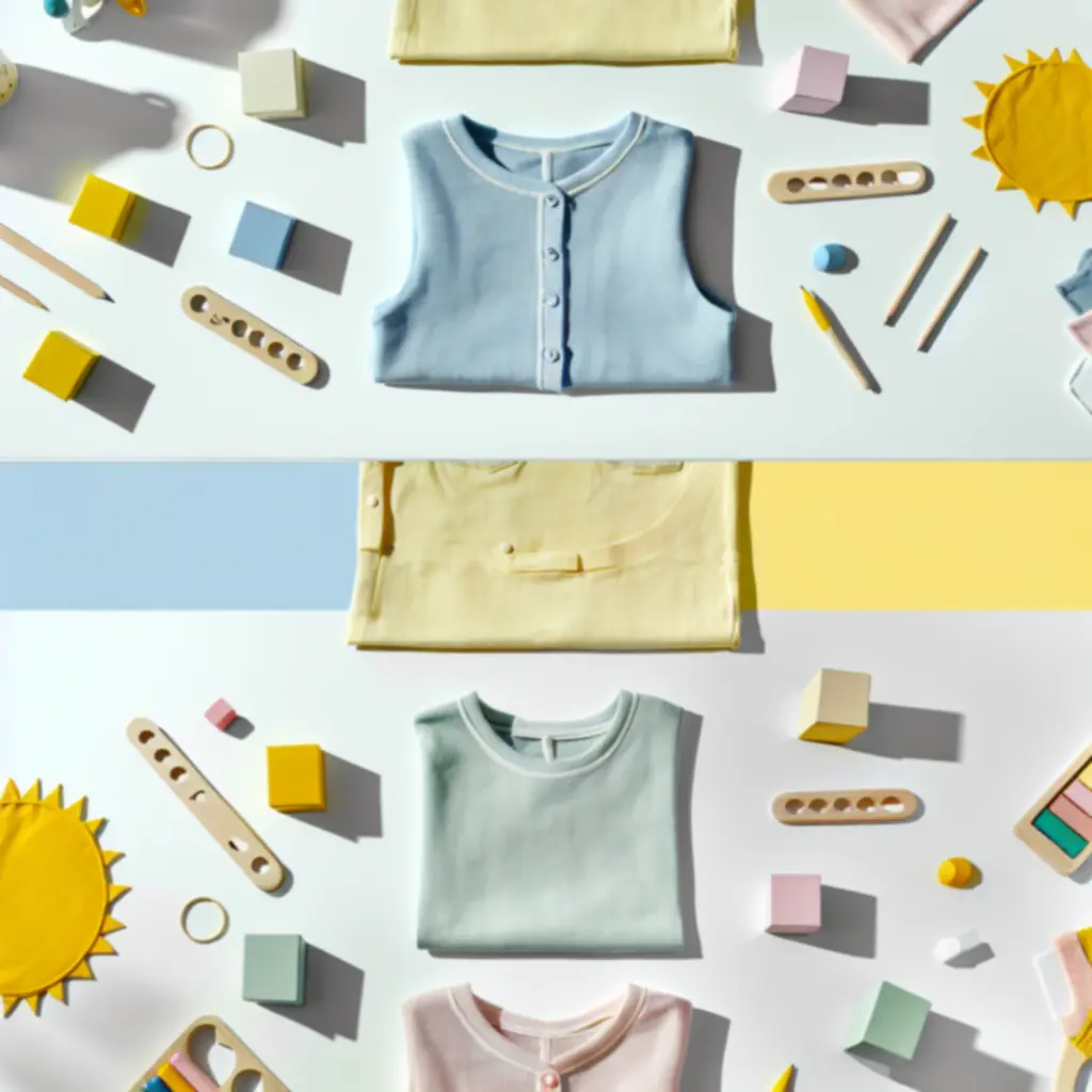 Colourful Kidshopeora design elements inspired by children’s toys and drawings