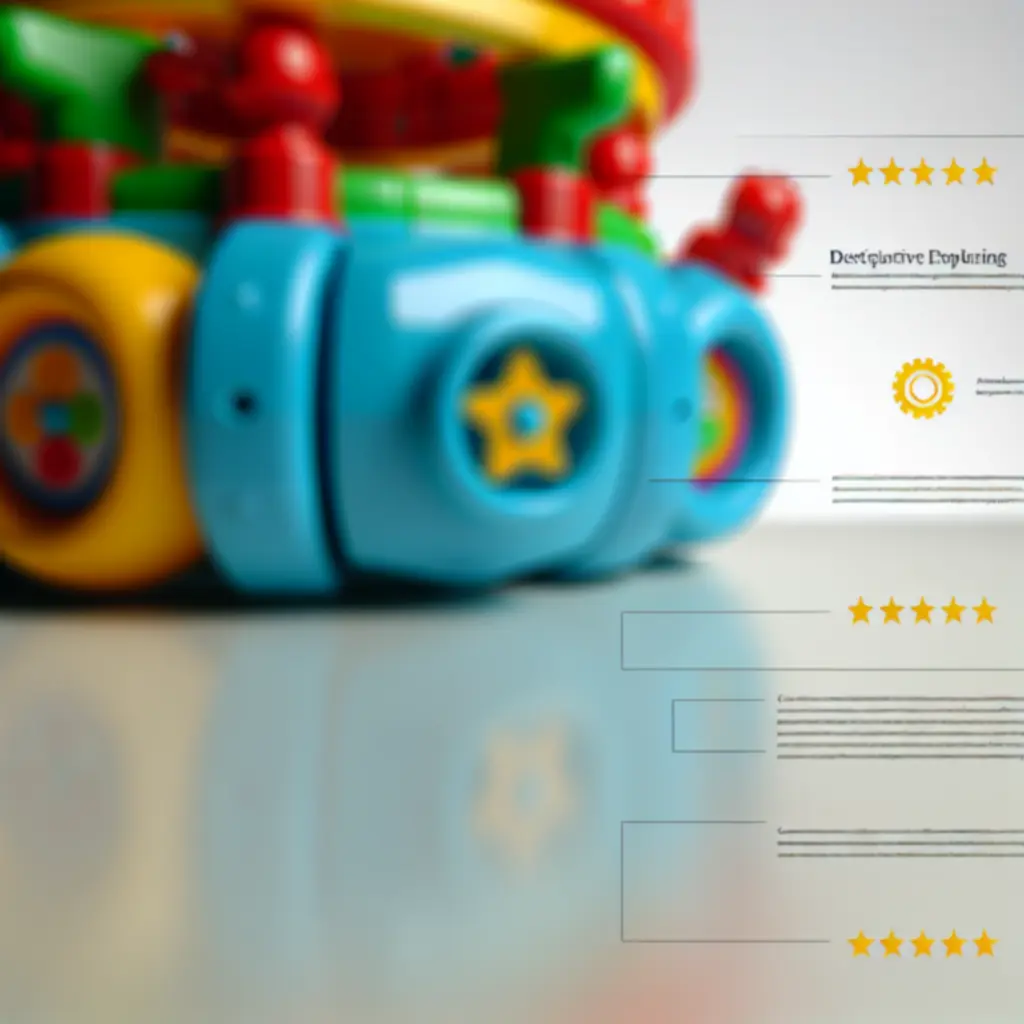 Detailed product view showing images, description, price and reviews